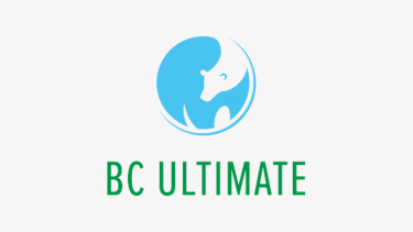 Words that read "BC Ultimate" with a blue circle logo