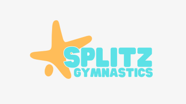 Star Graphic with text that reads "Splitz Gymnastics"